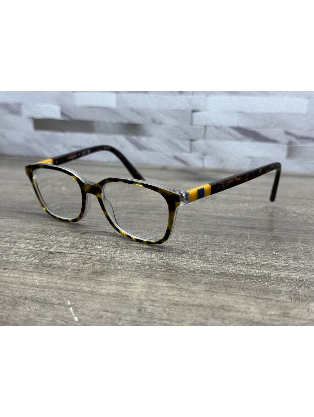Vogue Eyeglasses Frame VY2001 1916 Unisex Kids Brown Full Rim Square 47-16-130